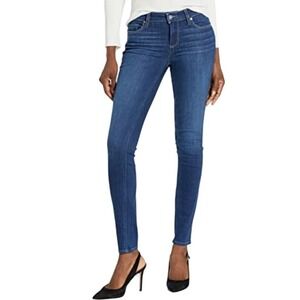 Paige Verdugo Ultra Skinny Jeans Blue Denim Stretch Mid Rise Indigo Size 29 NWOT